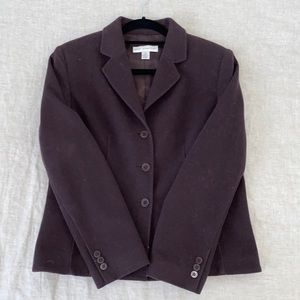 Petite Sophisticate Wool Blazer size 8